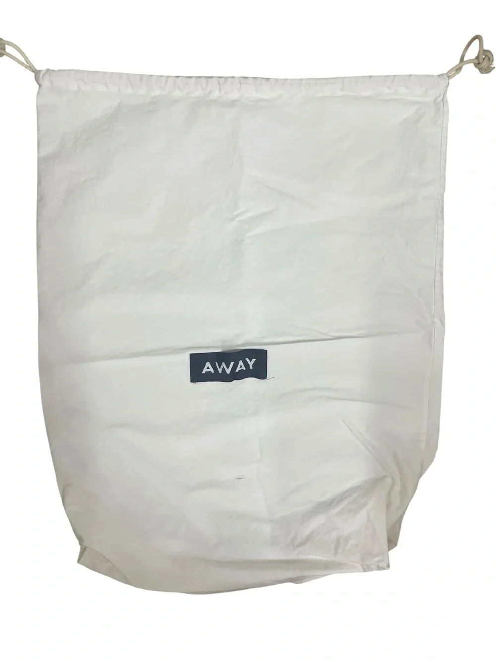 Away Luggage Authentic Medium White Cotton Suitcase Laundry Bag 20x25